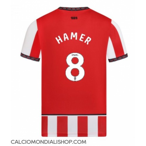 Maglie da calcio Sheffield United Gustavo Hamer #8 Prima Maglia 2025-26 Manica Corta Maglie da calcio Sheffield United Gustavo Hamer #8 Prima Maglia 2025-26 Manica Corta